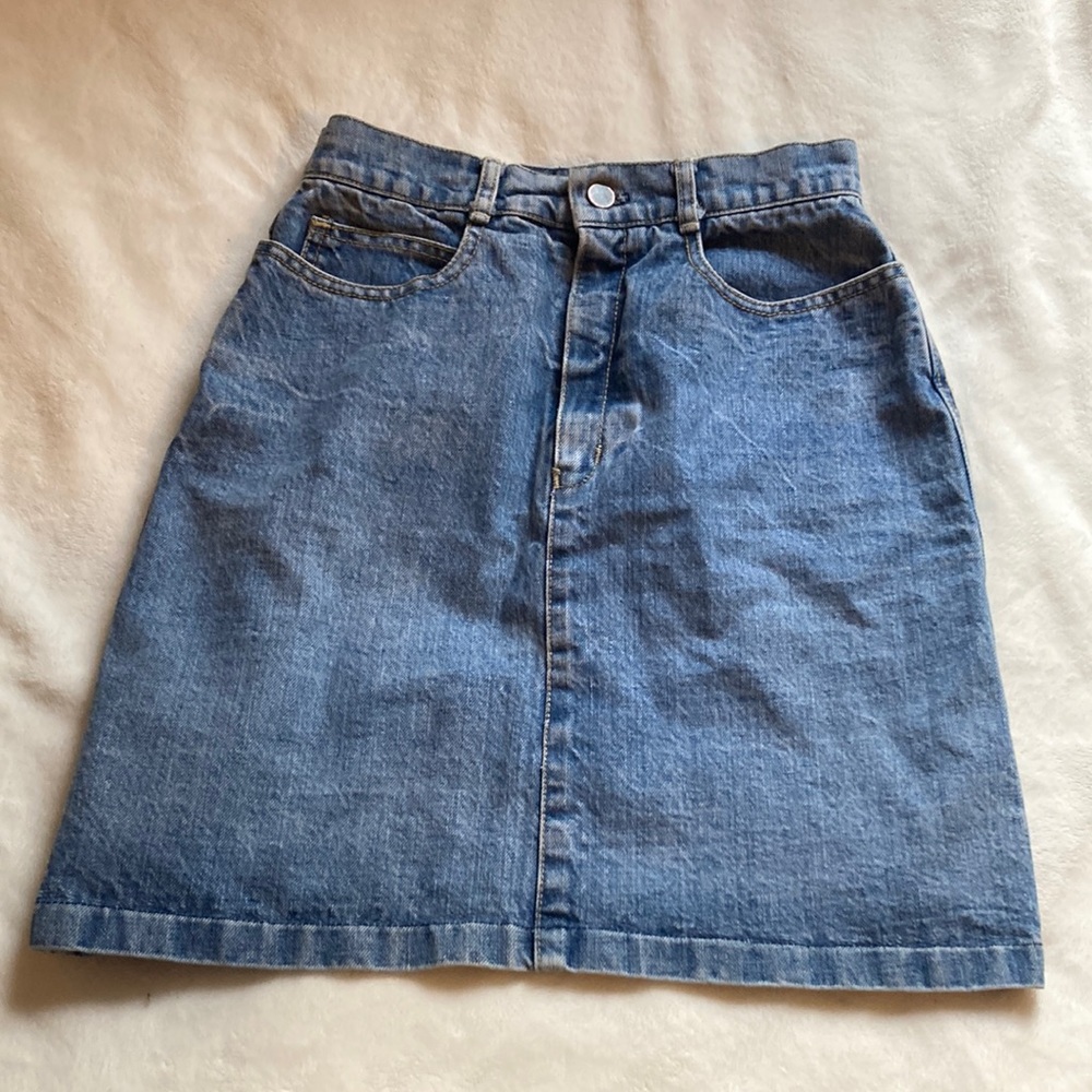 Vintage Jean Skirt